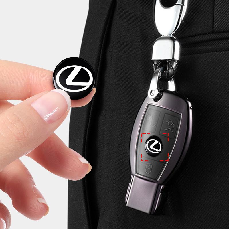 5/10/20 Pezzi Auto Alluminio 3D Emblema Guscio Chiave Telecomando Adesivi per Lexus IS IS250 IS250C IS300 IS300C IS350 IS350C F SPORT RX