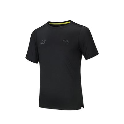 Comfortable Versatile Casual Simple Quick-Dry Sports Short Sleeve T-Shirt Men Tops Basic-Black 152525103-5