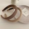 2021 Wide Chocolate Headband: High-Spongy Hairpin for Japanese & Korean Women