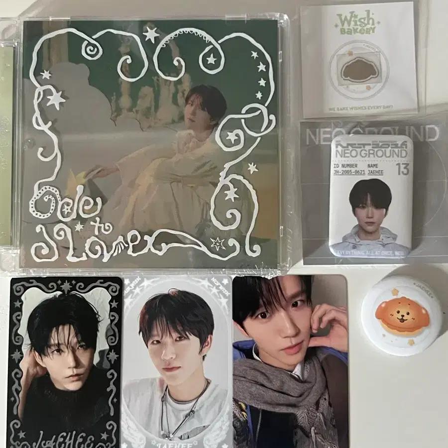 NCT (Below Cost) Wish Jaehee Set Jewel Unopened + Badge Photocard Pop-up