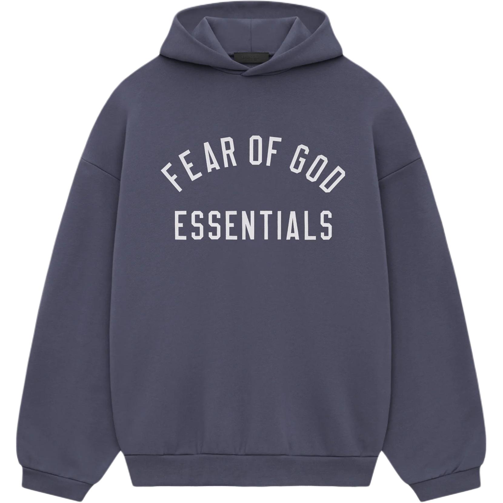 

Fear of God Мужская флисовая толстовка с капюшоном Essentials Marine, цвет синий 192HO246254F M