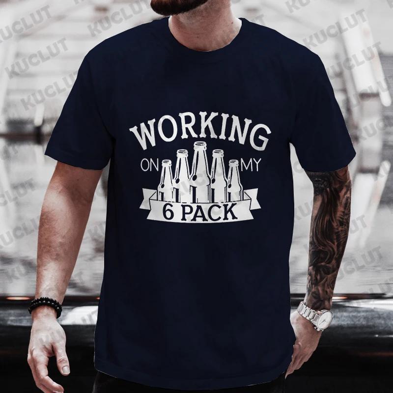 Men Tees International Beer Day Funny Graphic Y2k Tops Male Friends Drinking Party Plus Size Matching Shirts Outfit Streetwear