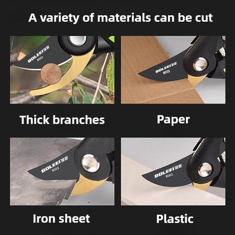 Labor Saving Pruning Shears Gardening SK5 Alloy Steel Shears Scissors Fruit Tree Branches Cutting Tools Portable Pruning Cutter