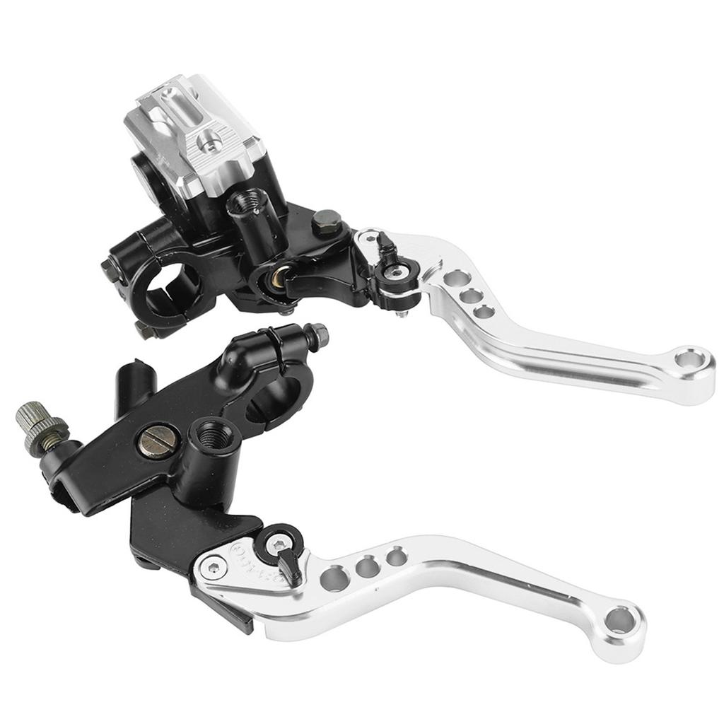 1 Pair 7/8"(22mm) Universal Motorcycle Brake Clutch Master Cylinder Reservoir Levers Universal Master Cylinder Levers