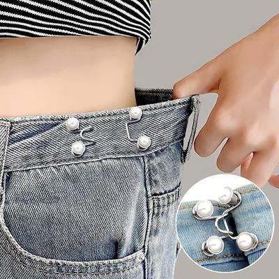Clothing Accessories Adjustable Button Pins Easy To Install No Sewing Required Pant Waist Buttons No Sewing Pant Waist Tightener