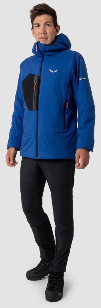 Jacket Salewa Ortles Tirolwool Responsive Stretch Hooded Jacket Men Blue Electric
