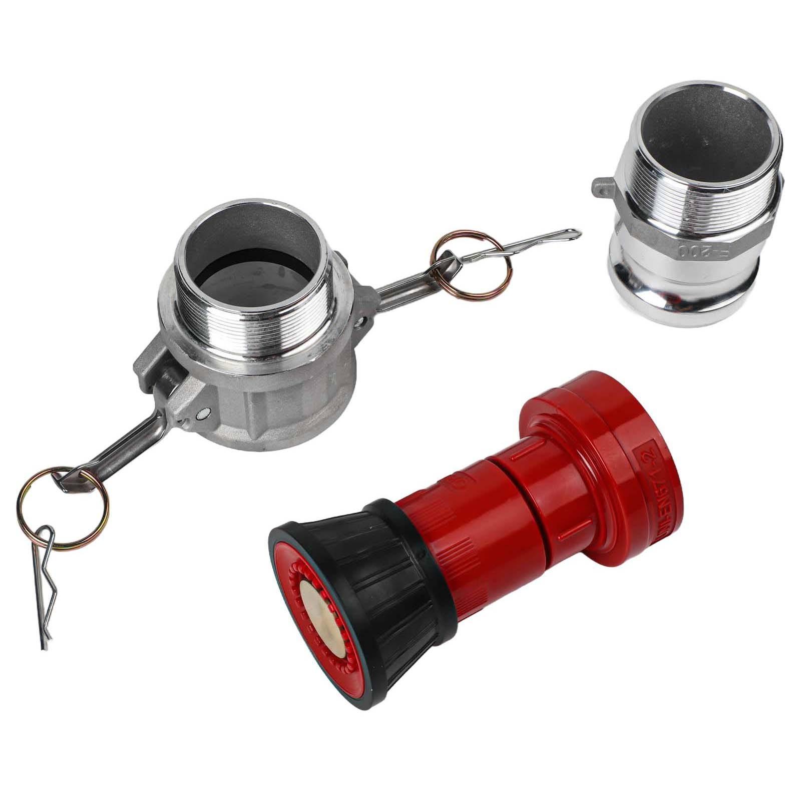 

Мощный 2-дюймовый пожарный ствол и два кулачковых соединения для эффективности