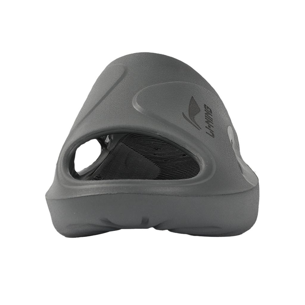 Li-Ning Comfortable Fashionable Simple Non-Slip Durable Slide Sandals Men Footwear Dark-Gray LNXV950-2