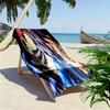 Dynamic Duo Power Mystery Beach Towel Beach Soft Swim Quickdrying Swim Towel Outdoor Pool Towel Travel and Vacation Towels Outdoor Picnic Beach Mat