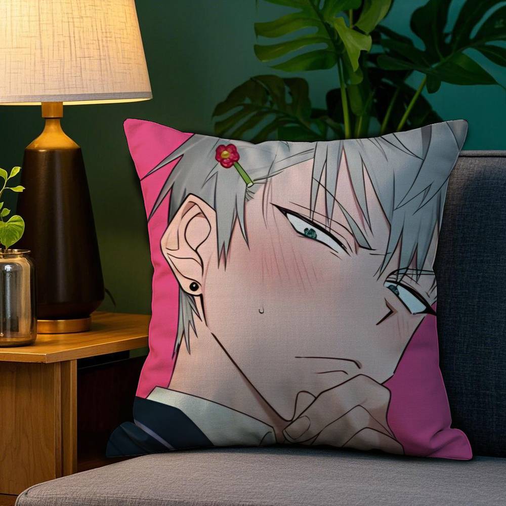 Anime A-Alien S-Stage Ivan Pillow Case Sofa Living Room Bedroom Double-Sided Printing Square Cushion Nap Time Pillow Case