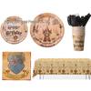 Harry Potter Magic School Birthday Party Set: Paper Plates, Cups, Napkins, Tablecloth, Banner