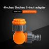 20/25/32mm 180° Plastic Garden Hose Connector Click-lock Quick Connect Threaded Faucet Adapter for Watering Irrigation Tools