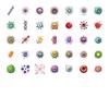 35pcs-100pcs Decals Cute Stationery Stickers Funny Stickers Stickers For Suitcase Laptop