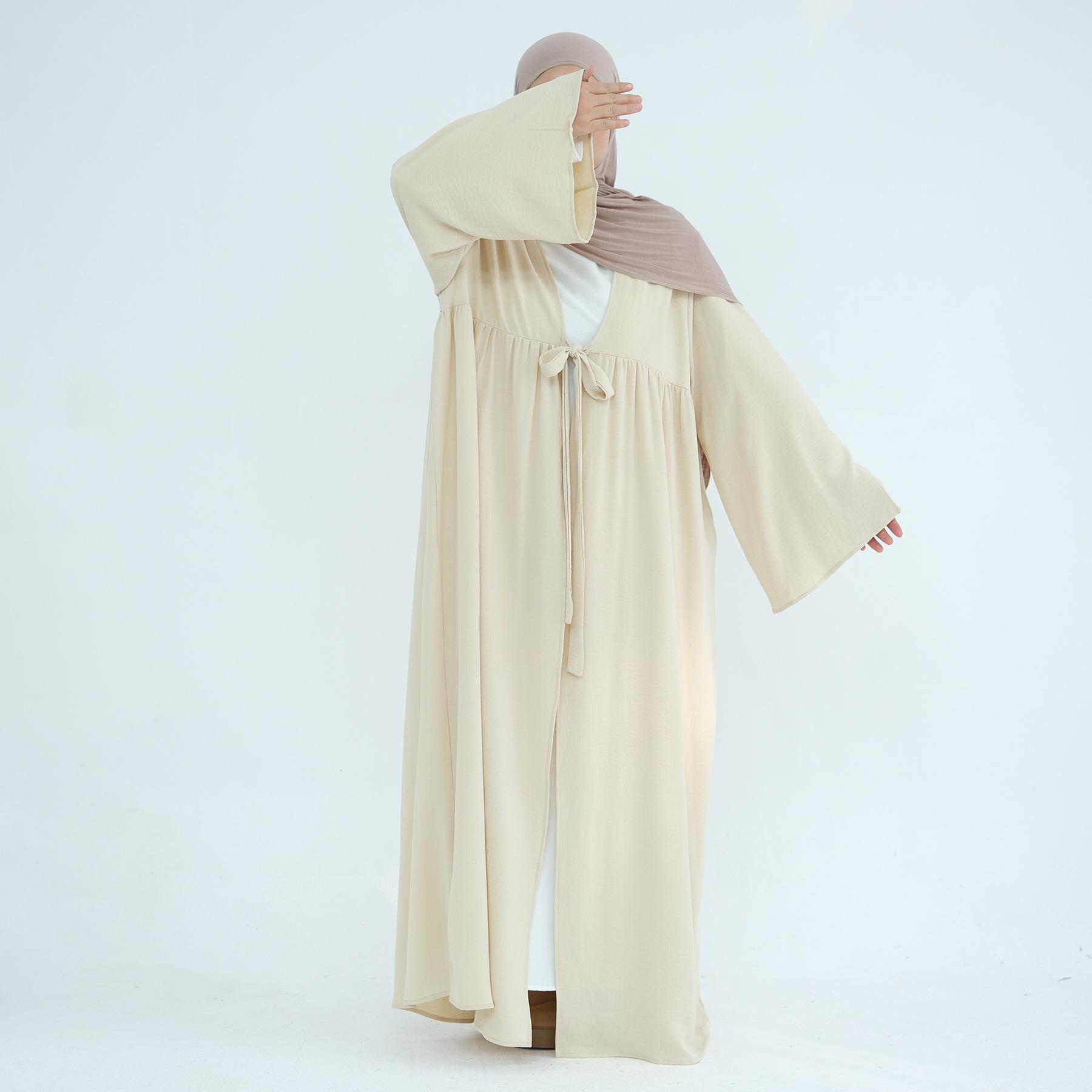 

Loriya LR896 Casual Lace-Up Cardigan Robe 2024 M/L жовтий