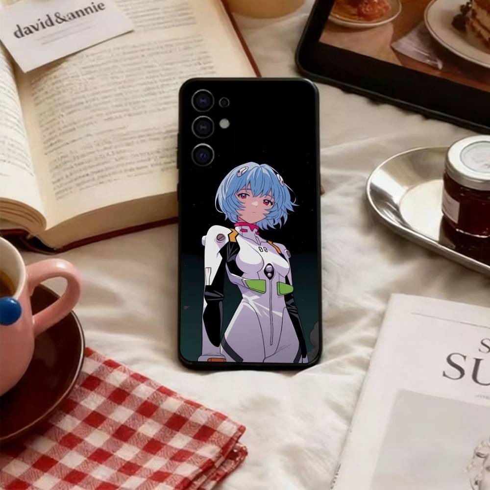EVA Ayanami Rei Phone Case Soft black For Samsung S25,S24,S21,S22,S23,S30,Ultra,S20,Plus,Fe,Lite