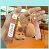 Entzückender Cartoon Capybara Schildkröte Ente Schlüsselanhänger Niedliches Auto Tasche Schlüssel Zubehör Geschenk