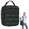 Willkommen Im Dschungel Tropische Digitale Isolierte Lunchtasche für Damen Kinder Tragbare Lebensmittelboxen Thermische Lunchbox Tragetasche