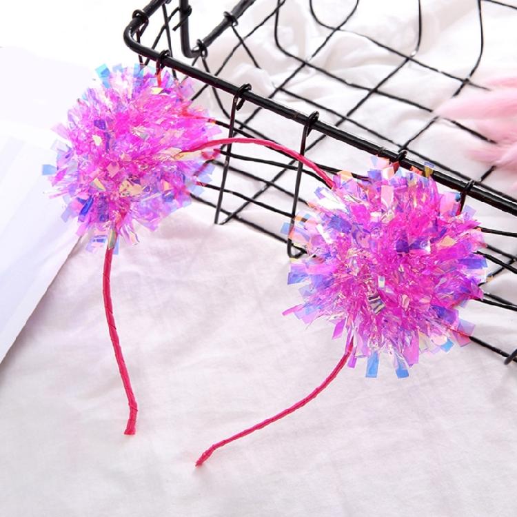 Adjustable Glittering Headwear Comfortable Headbands Birthday Party Headwear for Cosplay and Holiday Parties