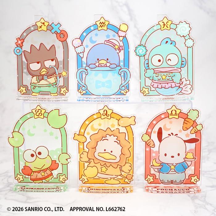 Confect Personnages Sanrio Constellation Scintillante Support d'Accessoires en Acrylique Jouets Bonbons Chewing-gum F-toys (Ensemble de 12 pièces) - & (Ensemble complet)