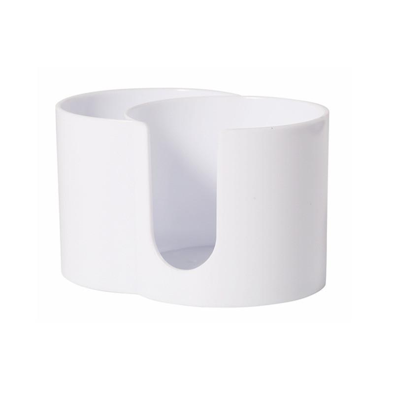 Ps And Bamboo Material Storage Container With Lid For Facial Cotton And Desk Organization