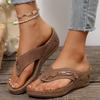 Infradito Retro da Donna con Supporto per l'Arco Plantare - Comodi Sandali Estivi a Infradito Slip-On
