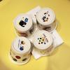 Party Ceramic Paper Cup Cute Children Holding Pudding Yogurt Cup Ice Cream Cup Large Capacity Ceramic Cup