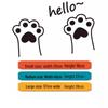 Cat Paw Pattern Wall Stickers for Living Room and Shop Windows