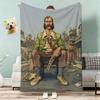 Popular Games Disco Elysium Throw Lightweight 240g Flannel Blanket Soft Skin-friendly for Summer Cooling