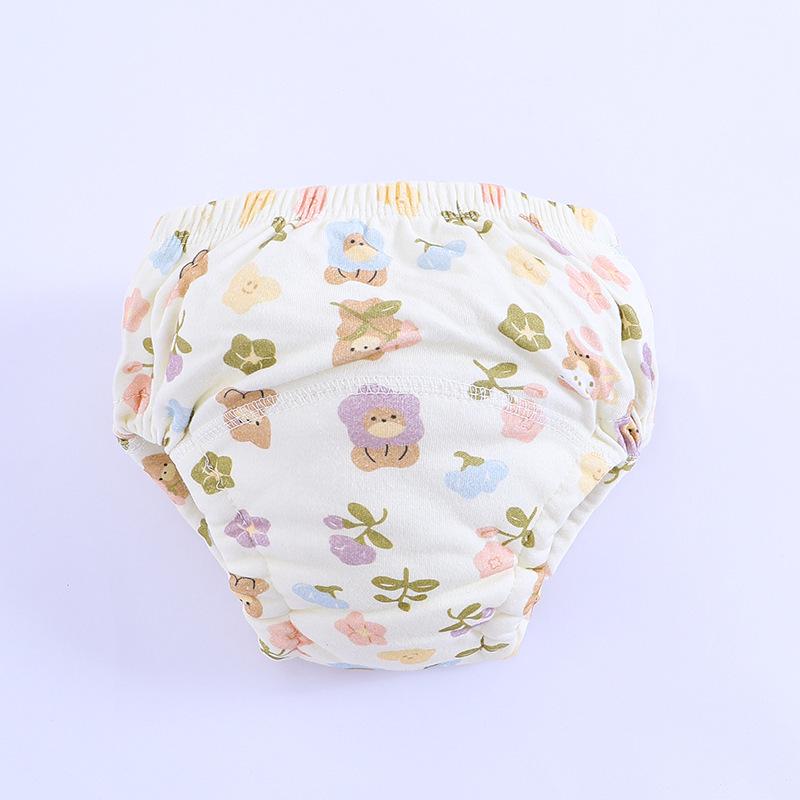 Breathable 6-Layer Cotton Baby Training Pants / Washable Cloth Diapers for Newborns