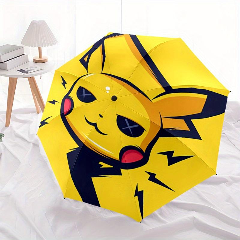 1pz Ombrello Elettrico Automatico Apri/Chiudi Pikachu, Robusto Telaio in Ferro, Ombrello da Viaggio Compatto - Regalo Perfetto per Donne, Uomini, a0829122