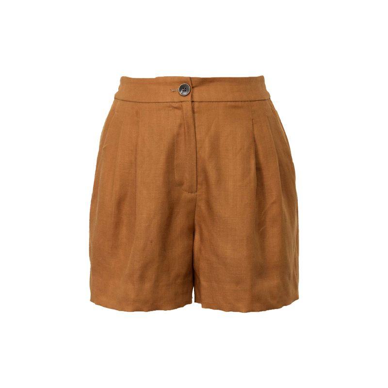 Blacknini (Two Colors) "Walking Cover" Lyocell Tencel Linen Casual Short-Sleeved Top/Pants/Shorts
