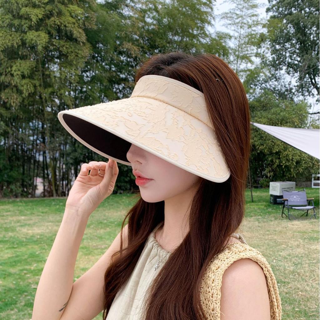 High-Quality Summer Outdoor Travel Uv Protection Hat Women'S Empty Top Hat Small Sunscreen Sun Hat