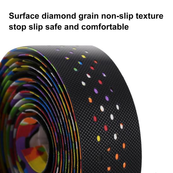 Cycling Handlebar Grip Tape Wear Resistant Shockproof Universal Simple Installation Non-Slip Self-Adhesive Bicycle Handlebar Tape