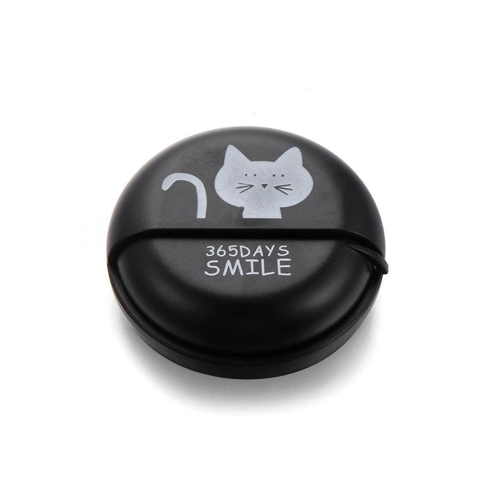 1pcs Headphone Cable Box Round Headphone Storage Box Rotating Cover Earphone Container Home Accessories Cute Data Line Box Case