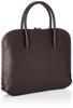 P.I.D. Selva PAP104 Compact Tote Bag, Genuine Leather, Chocolate