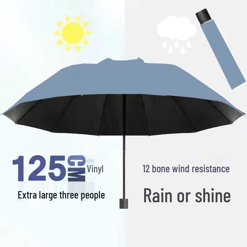 Dual-Use Anti-Storm UV-Proof Student Umbrella