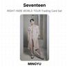 Seventeen RIGHT HERE WORLD TOUR Trading Card Set Official Photocard