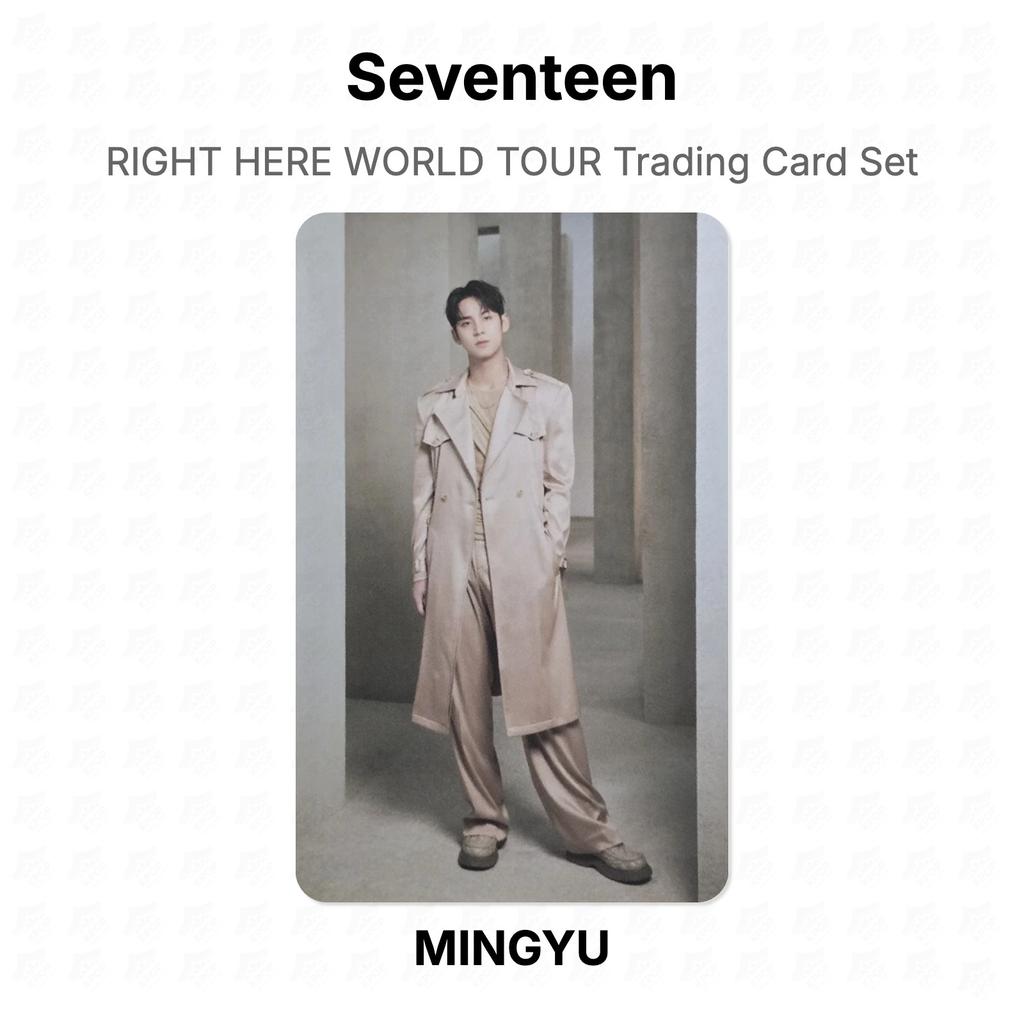 Seventeen RIGHT HERE WORLD TOUR Trading Card Set Official Photocard