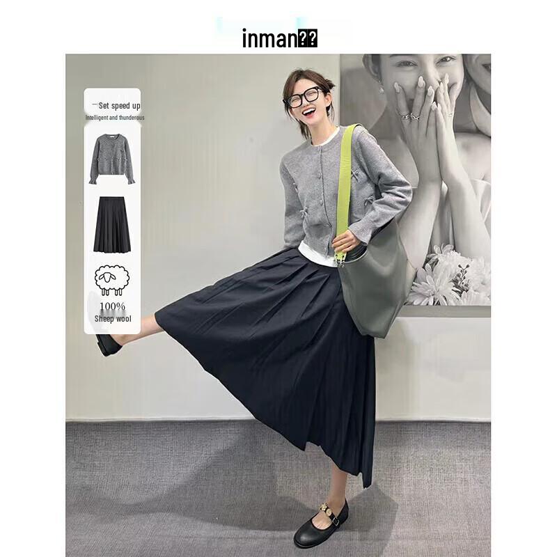 

INMAN Women s Bow Knit Cardigan Sweater XL