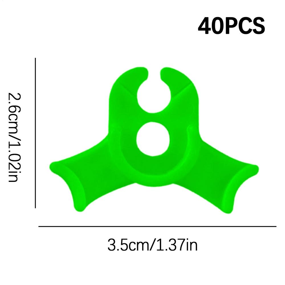 Plant Training Clips 40Pcs/set Flexible Reuseable Plants Flower Training Bender For Garden Flowers Fruits Planting