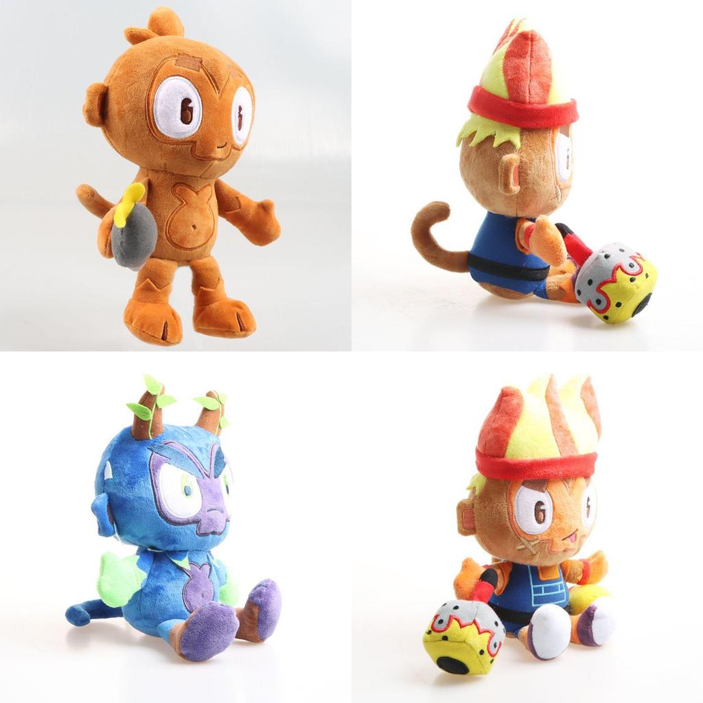Mignon Jouet Peluche Singe De Bloons Td6 Pour Les Fans Du Jeu Tower Defense