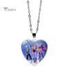 Movie Fans Necklace Korean Pop Hunters Anime Merchandise Cute Heart Girl Group Jewelry Pendant Gift for Goods