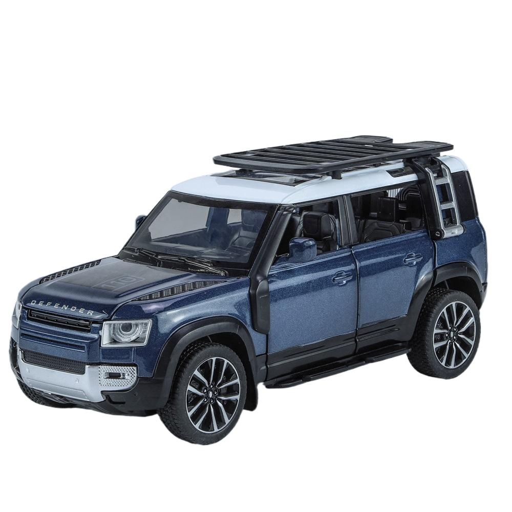 1/32 Cool Land Rover Defender Off-Road Vehicle Model Toys, Simulated Alloy Toys Cars, Cool Desktop Ornaments, Adult Christmas/Birthday Gifts