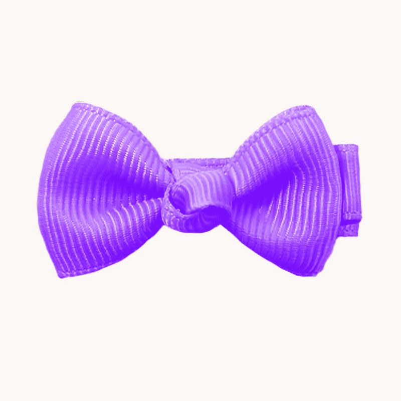 Twist Taille Geripptes Band Schleife Baby Haarspange – Niedlicher Handgemachter Kinder Kopfschmuck