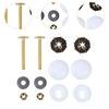 Toilet Bowl to Floor Toilet Floor Bolt and Screw Kit Spare Parts Rustproof Bathroom Bolt Set Stable Upgrade Replacement
