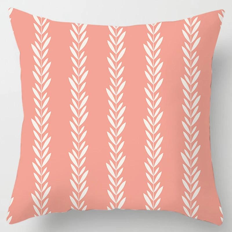 Fashion Classic Square Pillow Vertical Bar, Geometric Pattern. Car, Living Room Sofa, Cushion Cover, Pillow Case