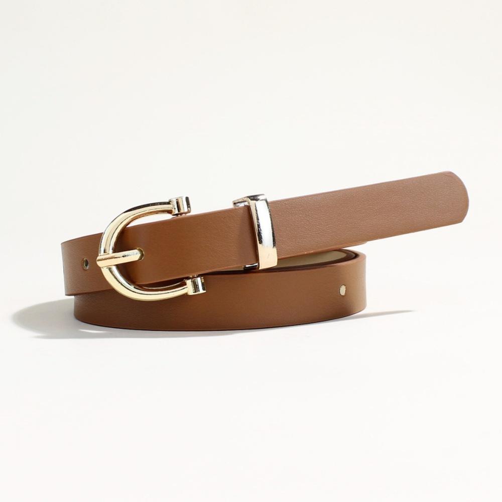 Belt Women'S Belt Student Jeans Decorative Thin Belt Clothing With Belt Women'S Simple
