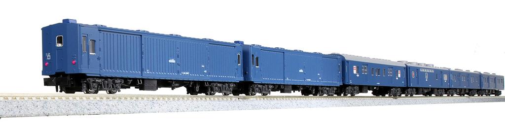KATO N Gauge Mail and Baggage Train Late Formation Set Model Train Passenger Car "Tokaido-Sanyo" 6-Car 10-1590