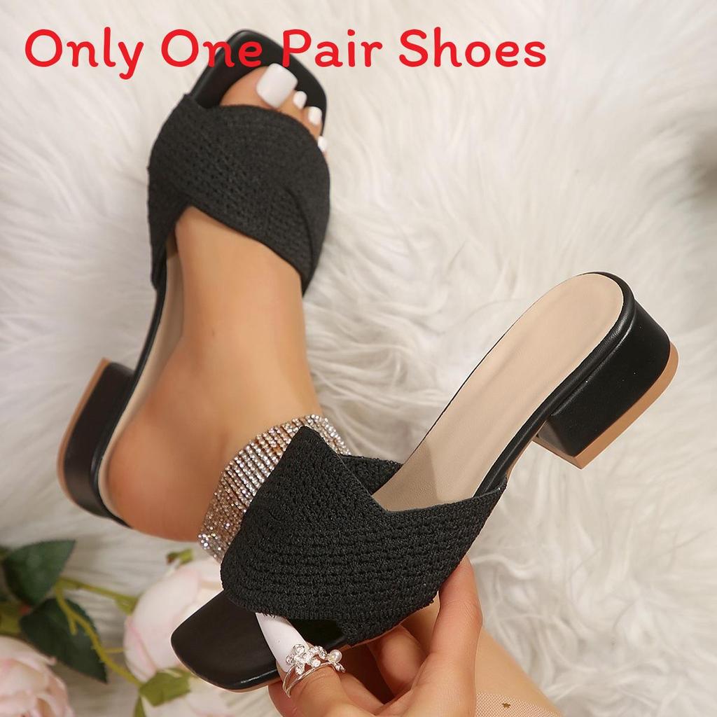 Summer Cross Strap Slide Sandals For Women With Rubber Sole And Wide Fit