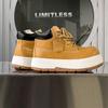 Rhubarb Boots Ultra Light Heightening Boots Men's Fashion Outdoor Thick-soled Tooling Boots Ugly Cute Bread Martin Boots 66636-J